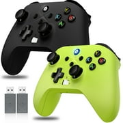 Bonadget 2Pack Xbox One Wireless Controller Compatible with Xbox One, Xbox Series X, Xbox Series S, Xbox One S, Xbox One X, Rechargeable Battery, Motion Control, Turbo and Adjustable Volume