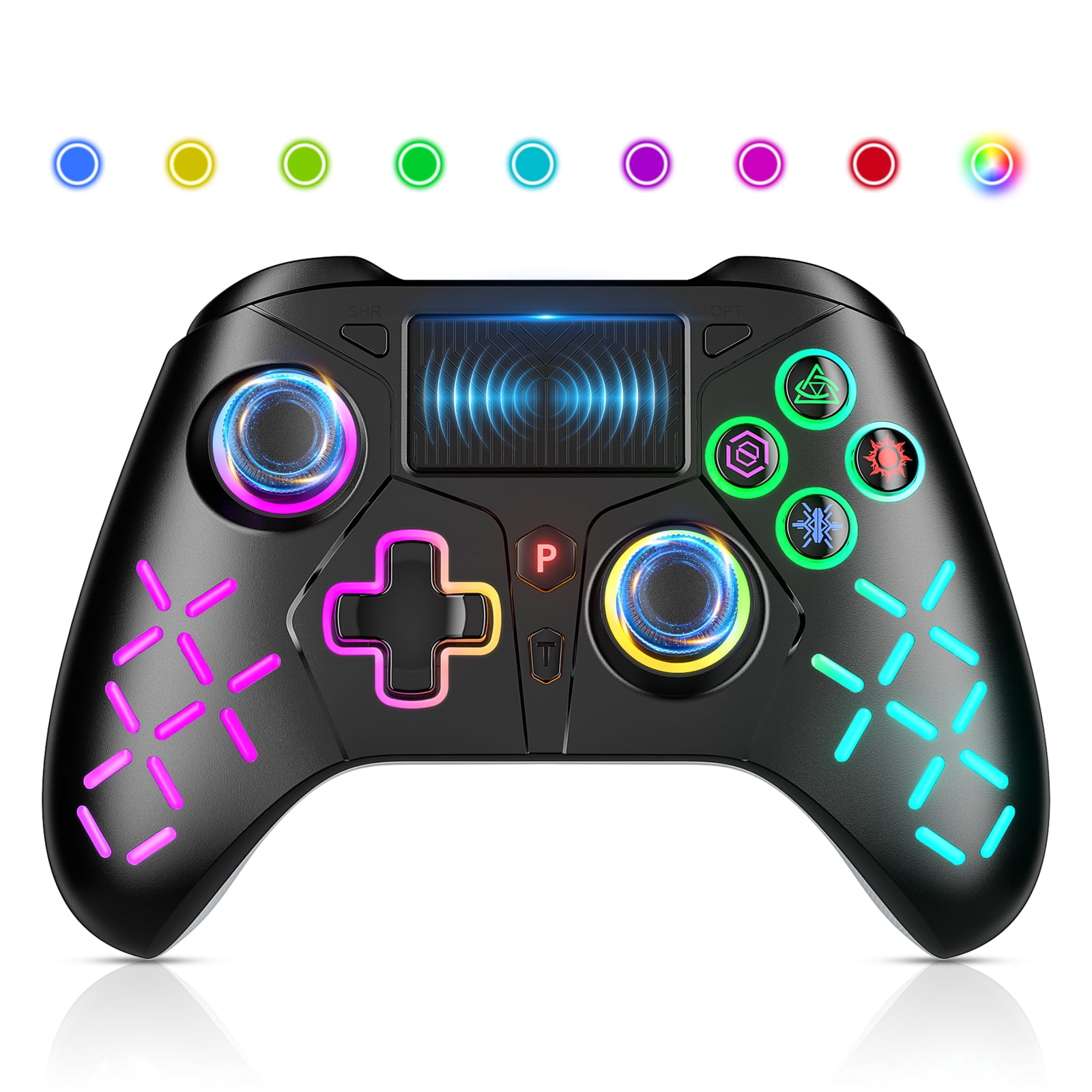 Bonadget RGB Wireless Controller for P4, X-Design Martinique | Ubuy Bonadget RGB Wireless Controller for P4, X-Design Martinique | Ubuy