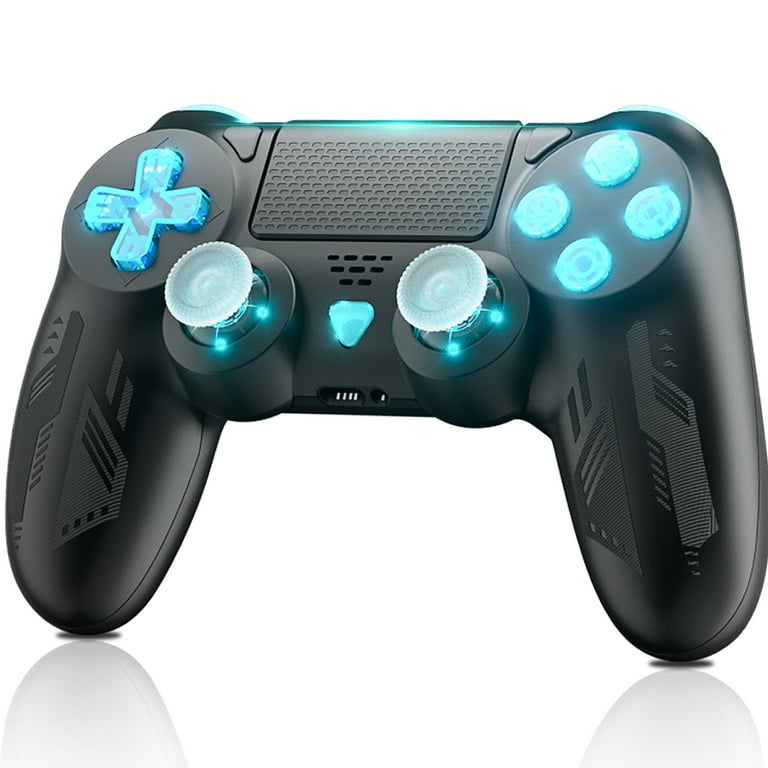 Bonadget Wireless Controller for PS4,with Custom LED Light - Compatible  with Playstation 4/Slim/Pro, for Remote Joystick Ps4 Support Turbo/Dual