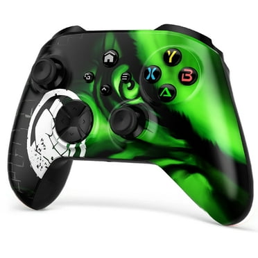 Bonadget Xbox One Wireless Controller, Compatible with Xbox one/Xbox One S/X/Xbox Series X/S/Android/iOS/PC Gamepad Remote with Wifi/Macro Function/Turbo/3.5mm Audio Jack(Need to Upgrade)