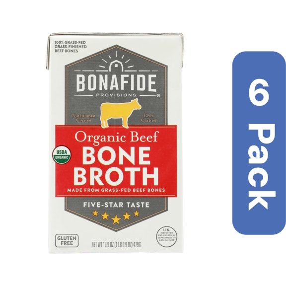 Bonafide Beef Bone Broth Dry 16.9 oz (Pack Of 6)