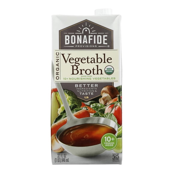 Bonafide Provisions Organic Vegetable Broth 32 fl oz