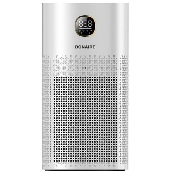 Bonaire: A6 Air Purifier - White, Covers Up To 3600 ft², 3-In-1 HEPA13 Filter, PM2.5, WiFi, 29.5db, Remove Home Dust-Smoke-Hair-Pollen-Pollutants-Odor