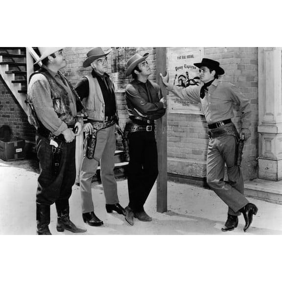 Bonanza Lorne Greene Pernell Roberts 24X36 Poster