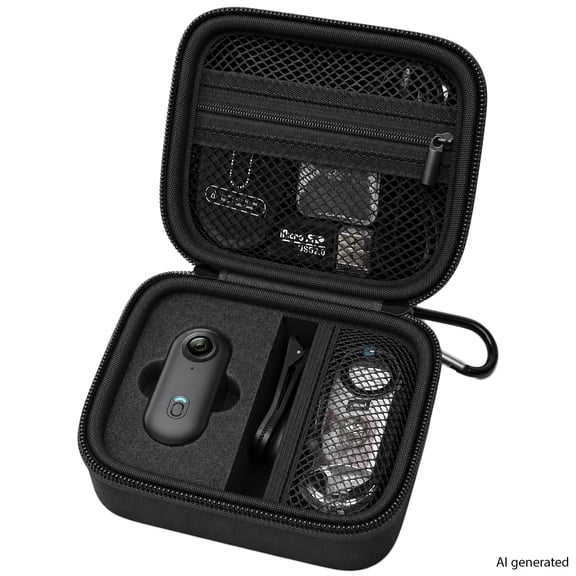 Bonarca Mini Body Camera Case, Wearable Thumb Action Cam Holder, Storage Bag for Tiny Portable Camcorder, Small Recording Cameras Pouch for Pet- Box Only
