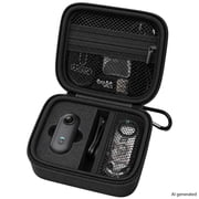 Bonarca Mini Body Camera Case, Wearable Thumb Action Cam Holder, Storage Bag for Tiny Portable Camcorder, Small Recording Cameras Pouch for Pet- Box Only