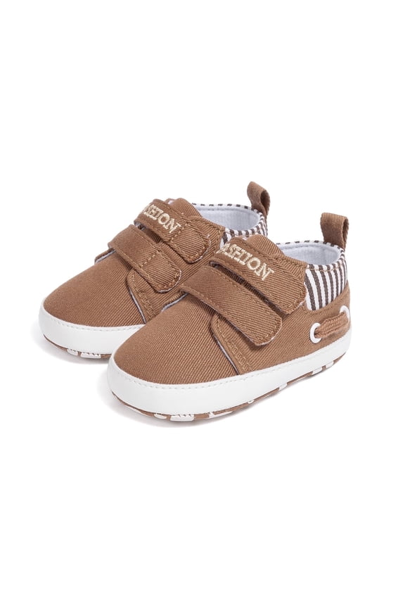 Baby Boys Shoes Infant High Tops Ankle Sneakers Soft Anti-Slip Sole for First Walkers 3-18 Months