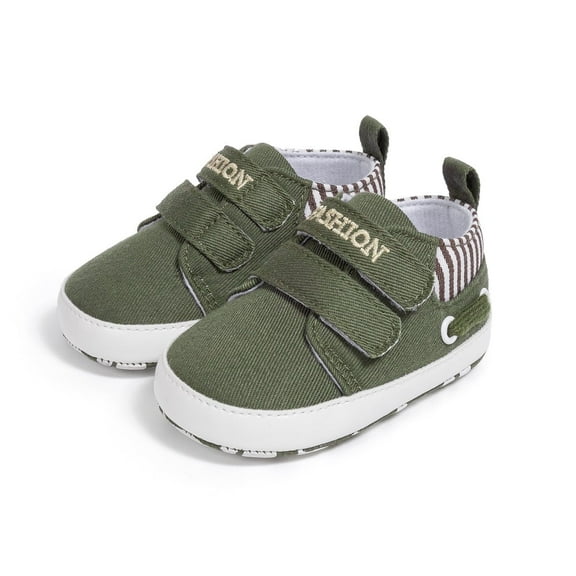 Bonario Baby Boys Shoes Infant High Tops Ankle Sneakers Soft Anti-Slip Sole for First Walkers 3-18 Months