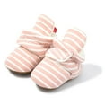 thumbnail image 1 of Bonario Baby Girls Boys Cotton Boots Newborn Winter Cozy Fleece Booties Infant Socks Shoes for 3-18 Months, 1 of 6
