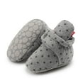 thumbnail image 1 of Bonario Baby Girls Boys Cotton Boots Newborn Winter Cozy Fleece Booties Infant Socks Shoes for 3-18 Months, 1 of 7