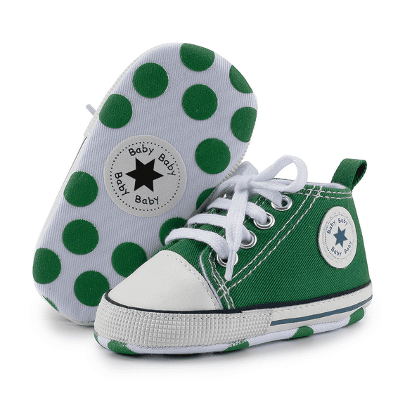 Bonario Baby Girls Boys Shoes Infant Canvas Shoes Casual Sneakers for First Walkers 3-18 Months