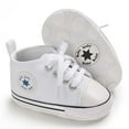thumbnail image 1 of Bonario Baby Girls Boys Shoes Infant Canvas Shoes Casual Sneakers for First Walkers 3-18 Months, 1 of 8