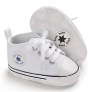 Bonario Baby Girls Boys Shoes Infant Canvas Shoes Casual Sneakers for First Walkers 3-18 Months