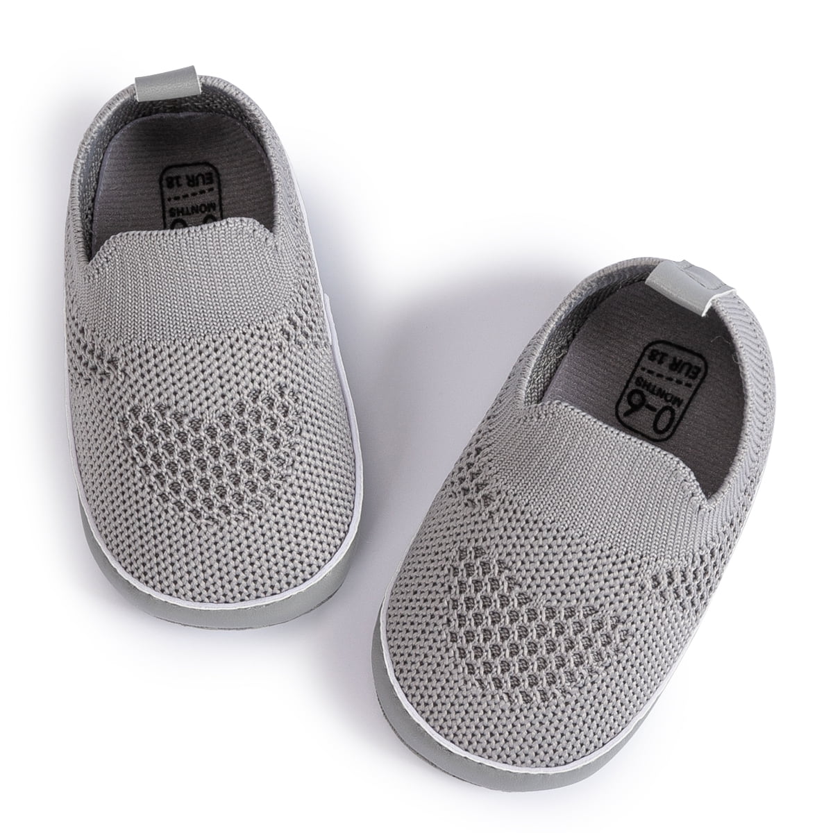 Baby Girls Boys Shoes Infant Casual Sneakers Newborn Soft Sole Slip on for First Walkers 3-18 Months