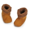 thumbnail image 1 of Bonario Baby Girls Boys Snow Warm Boots Infant Winter Booties Newborn Slip On Shoes for 3-18 Months, 1 of 8