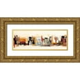thumbnail image 1 of Bonciani, Celina 32x14 Gold Ornate Wood Framed with Double Matting Museum Art Print Titled - Begegnungen III, 1 of 4
