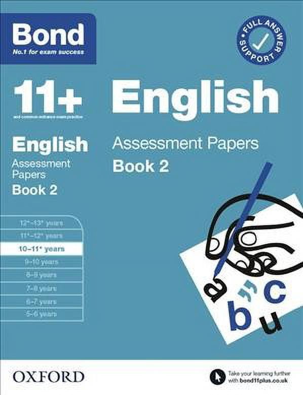 Bond 11+ English Assessment Papers 10-11 Years Book 2 - Walmart.com