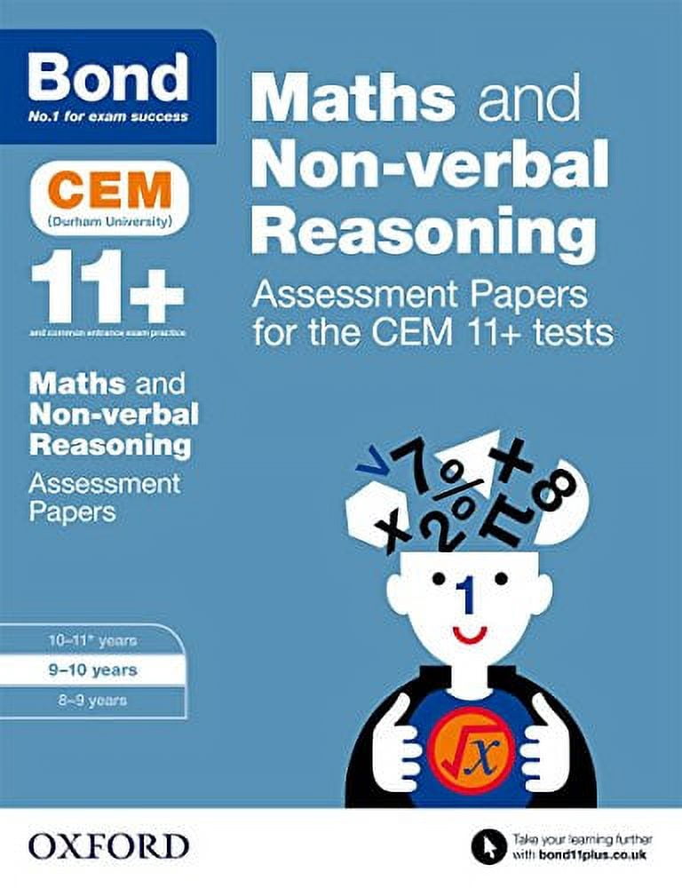 Bond 11+: Maths and Non-verbal Reasoning: Assessment Papers - Walmart.com