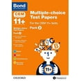 thumbnail image 1 of Bond 11+: Multiple-choice Test Papers for the Cem 11+ Tests Pack 2, 1 of 1