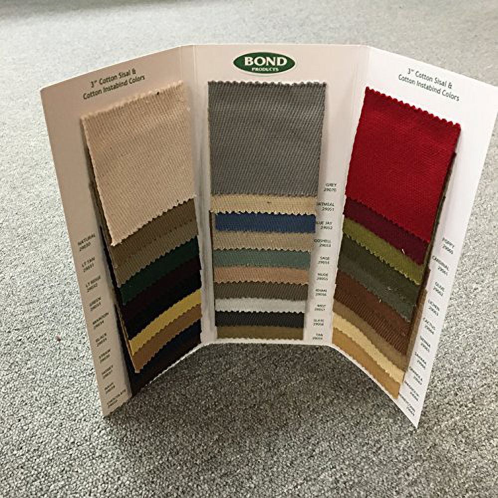 Bond 290 Style 3" Sisal Cotton Binding Tape (Green) 25 yd roll