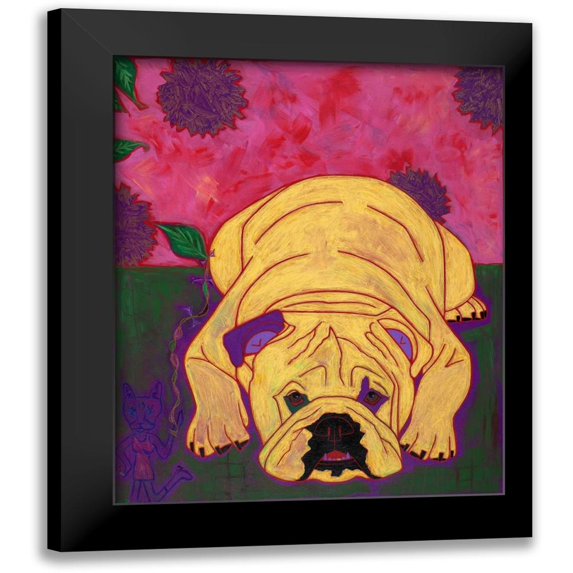 Bond, Angela 15x18 Black Modern Framed Museum Art Print Titled - Lounge Lizard
