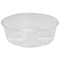 thumbnail image 1 of Bond CVS010DL Clear Plastic Saucer 10 D in. for Floor Surfaces (Pack of 25), 1 of 2