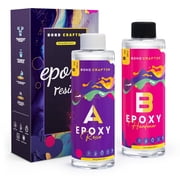 Bond Craftor 16 oz Clear Epoxy Resin Kit, Easy Mix 11 High Gloss Bubble Free for Casting Coating DIY Molds Jewelry