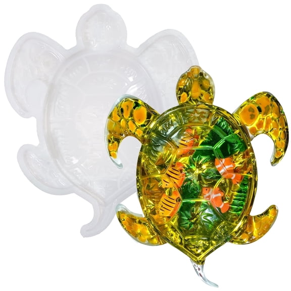 Bond Craftor 3D Sea Turtle Silicone Mold for Epoxy Resin Crafts Soap Candle Making