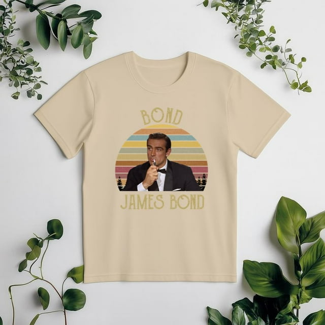 Bond James Bond Vintage 007 Classic Spy Movie Fan Graphic Art Unisex T