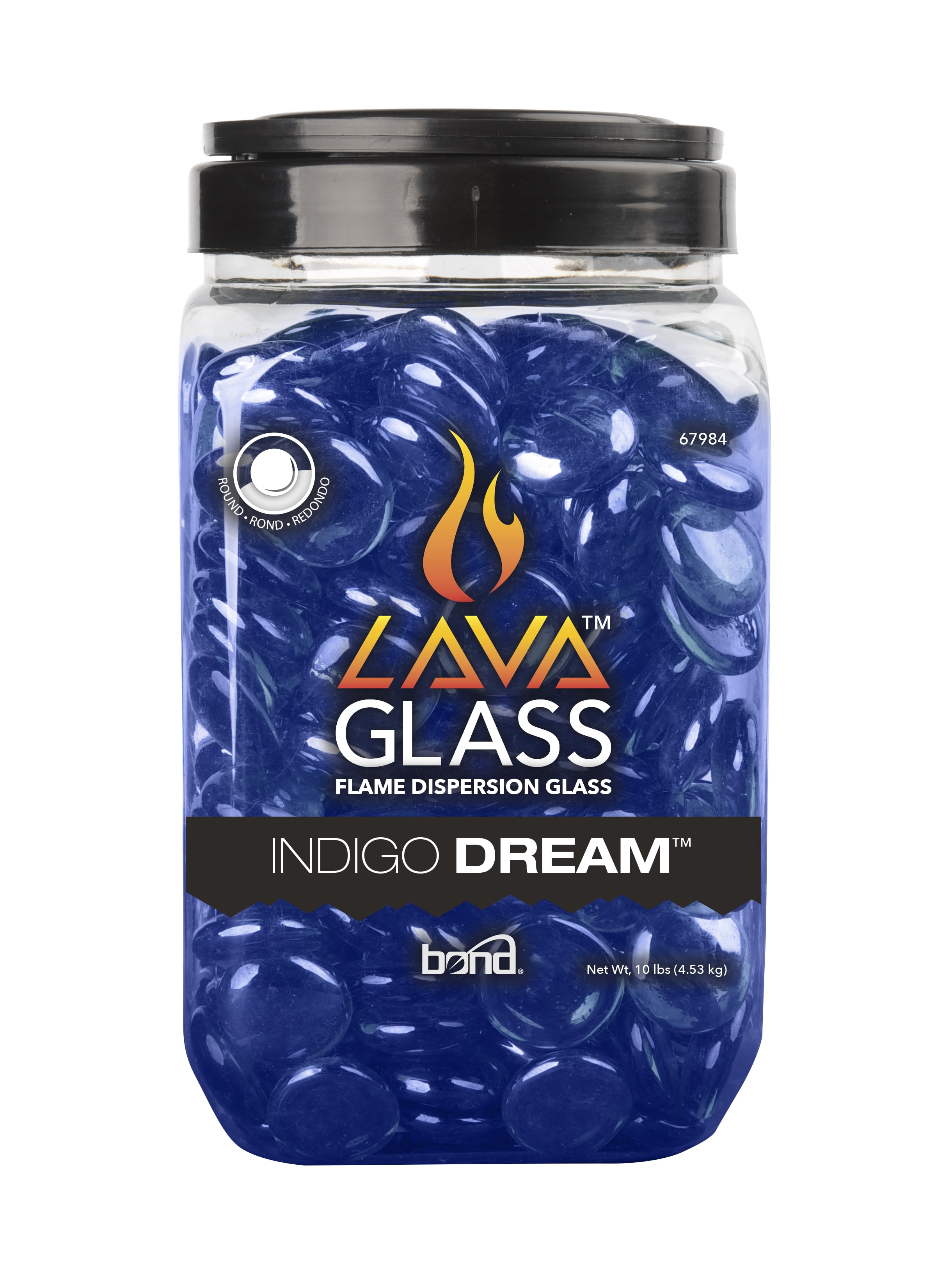 Bond Lavaglass® - Round - Indigo Dream® 10 Lb Jar 4 Pack