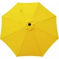 thumbnail image 1 of Bond MFG Aluminum 7.9' Sunflower Yellow Octagon Tilting Market Patio Umbrella, 1 of 4
