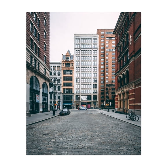 Bond Street, Noho 02 - Manhattan New York Photography City Architecture Street Photography Skyline Vintage Unframed Wall Art Print 36 x 48 inches
