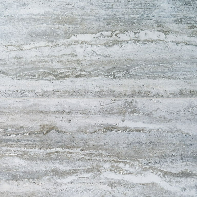 Essential Travertine Black 23.50 in. x 47.08 in. Porcelain Floor and Wall Tile (15.49 sq. ft./Case) Essential Travertine Black 23.50 in. x 47.08 in. Porcelain Floor and Wall Tile (15.49 sq. ft./Case)
