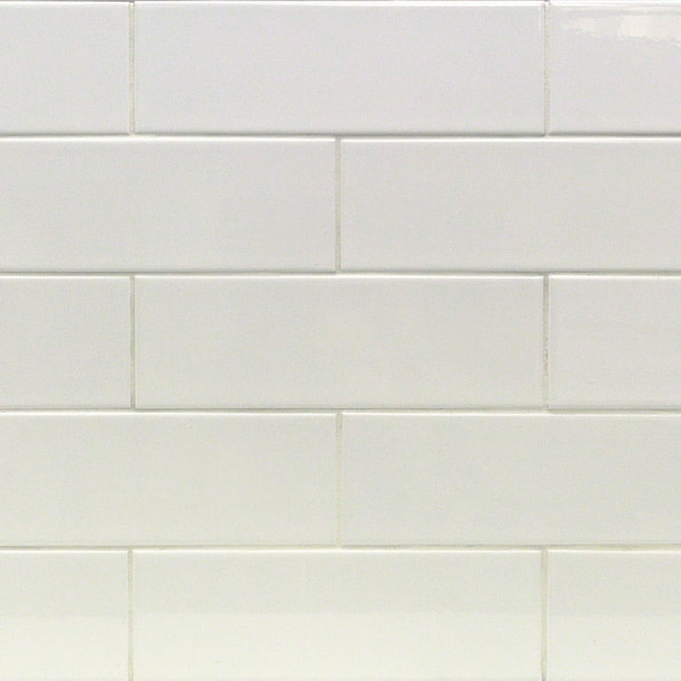 white ceramic subway tile (box of 12 sq.ft.) white ceramic subway tile (box of 12 sq.ft.)