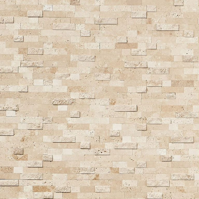 Bond Tile Easy Luxe Brick Crema 10.82 in. x 11.8 in. Marble Peel and Stick Tile (0.88 Sq. Ft. / Sheet) Bond Tile Easy Luxe Brick Crema 10.82 in. x 11.8 in. Marble Peel and Stick Tile (0.88 Sq. Ft. / Sheet)