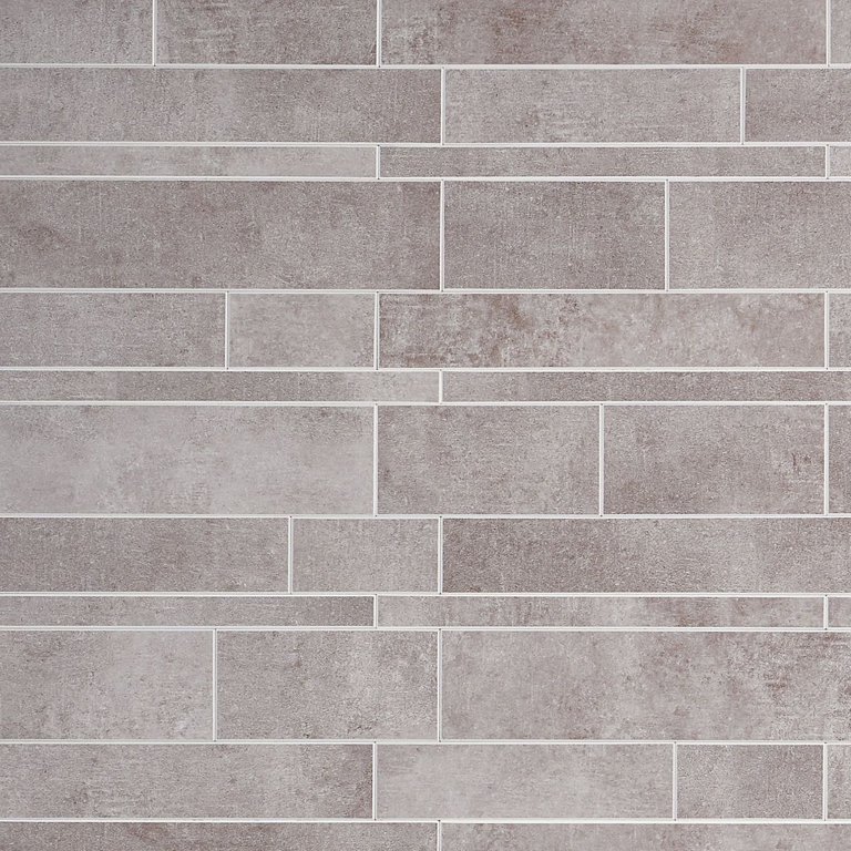 Bond Tile Easy Luxe Railroad Terra 11.81 in. x 11.81 in. SPC Peel and Stick Tile (0.96 Sq. Ft. / Sheet) Bond Tile Easy Luxe Railroad Terra 11.81 in. x 11.81 in. SPC Peel and Stick Tile (0.96 Sq. Ft. / Sheet)