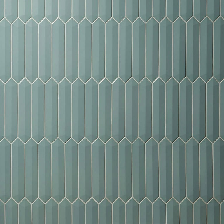 Lois 3D Blue Polished 2.6 in. x 13 in. Elongated Hex Ceramic Wall Tile (9.04 sq. ft./ Case) Lois 3D Blue Polished 2.6 in. x 13 in. Elongated Hex Ceramic Wall Tile (9.04 sq. ft./ Case)