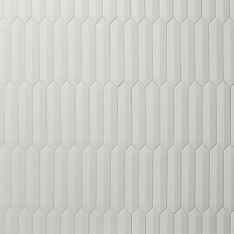 Lois 3D Blue Polished 2.6 in. x 13 in. Elongated Hex Ceramic Wall Tile (9.04 sq. ft./ Case) Lois 3D Blue Polished 2.6 in. x 13 in. Elongated Hex Ceramic Wall Tile (9.04 sq. ft./ Case)