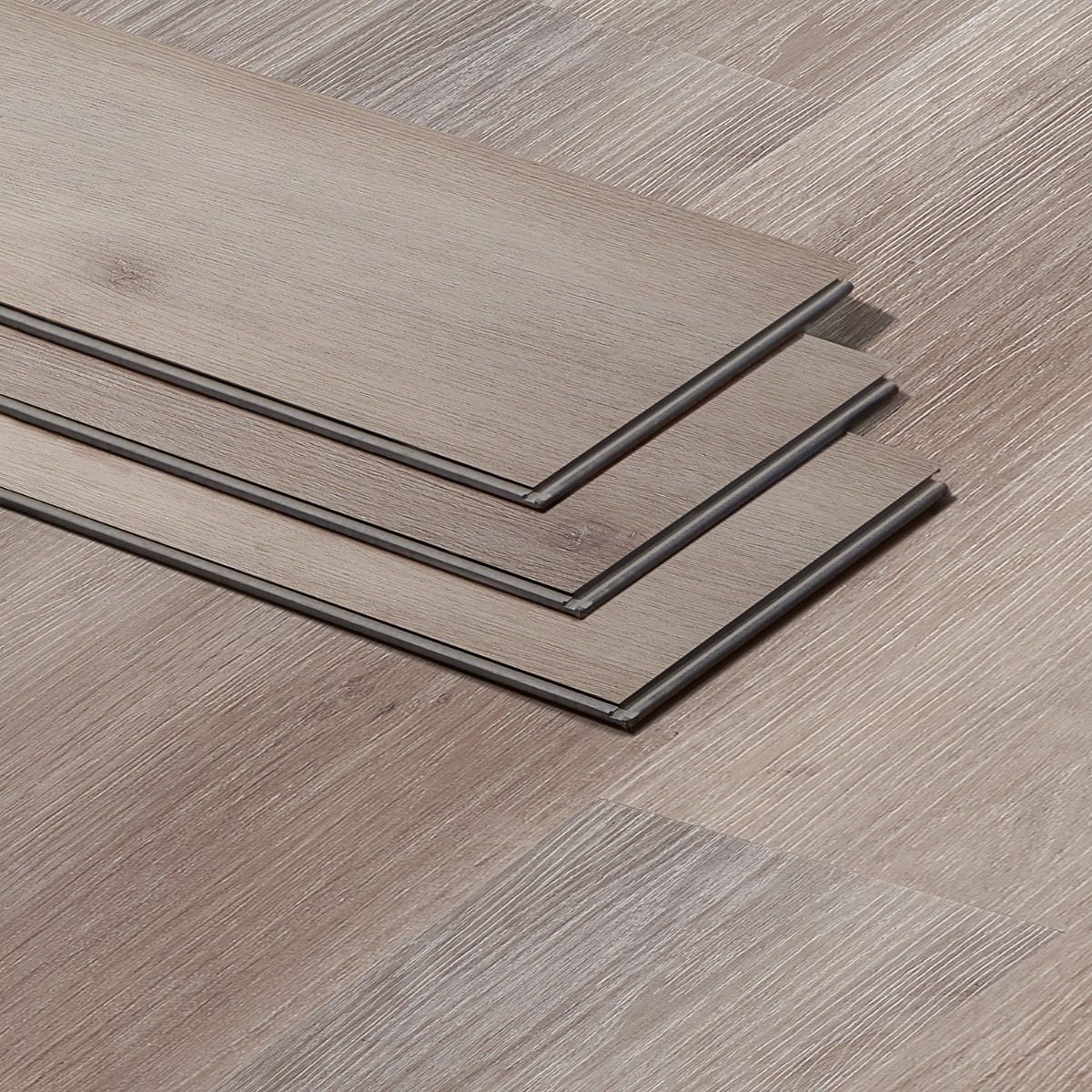 Bond Tile Lujo 28mil Oak Veranda 6 in. x 48 in. Rigid Click-Lock Luxury Vinyl Tile Flooring (27.39 Sq. Ft. / Case)