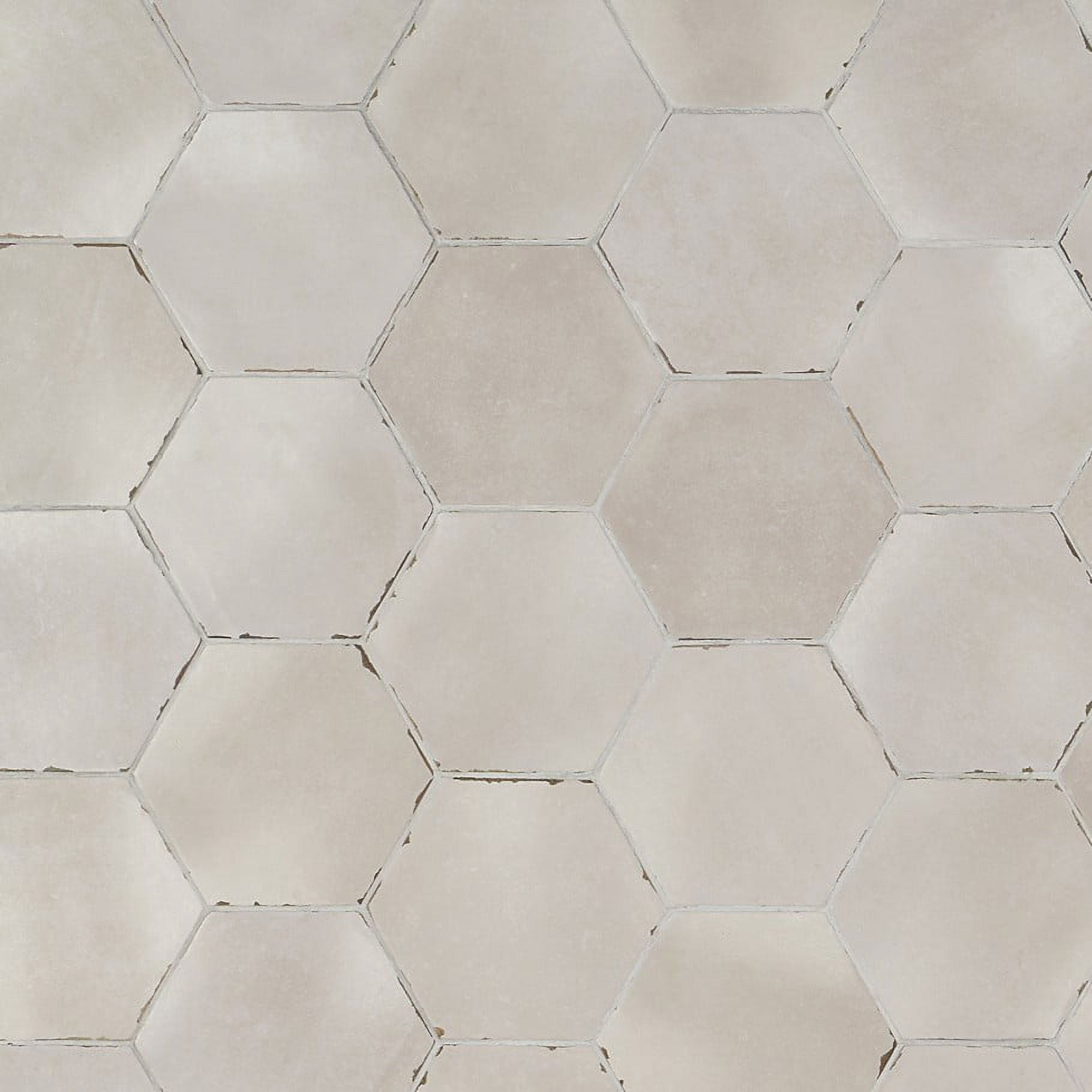 Bond Tile Palo Alto Hex Taupe 5.5 in. x 6 in. Porcelain Floor and Wall Tile (5.38 Sq. Ft. / Case)