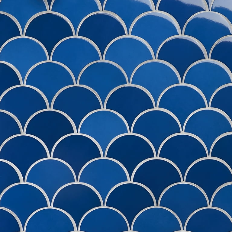 Bond Tile Riptide Rose 2.44 in. x 5 in. Fish Scale Polished Ceramic Wall Tile (48 Pieces 4.06 Sq. Ft. / Case) Bond Tile Riptide Rose 2.44 in. x 5 in. Fish Scale Polished Ceramic Wall Tile (48 Pieces 4.06 Sq. Ft. / Case)