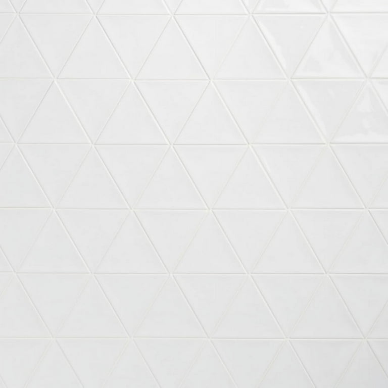 Bond Tile Thames Triangle White 5 in. x 4 in. Glazed Ceramic Wall Tile (30 Pieces 2.47 Sq. ft. / Box) Bond Tile Thames Triangle White 5 in. x 4 in. Glazed Ceramic Wall Tile (30 Pieces 2.47 Sq. ft. / Box)