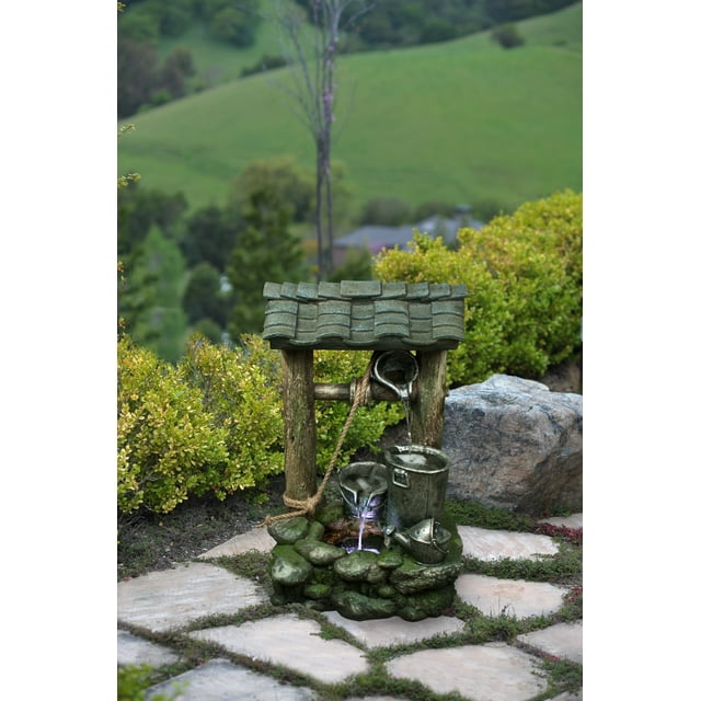 Bond Y96600A Wishing Well Fountain With Buckets