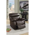thumbnail image 1 of Bonded Leather Rocker Recliner In Espresso Brown, 1 of 6
