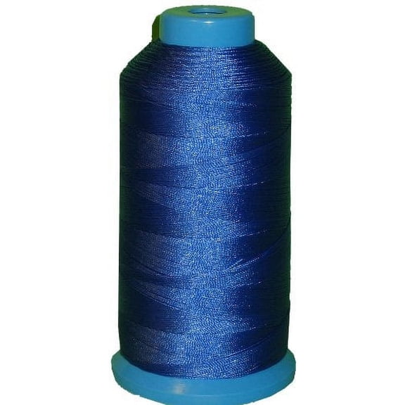 Bonded Nylon Sewing Thread #207 T210 1000yds for Outdoor, Leather (Royal Blue)
