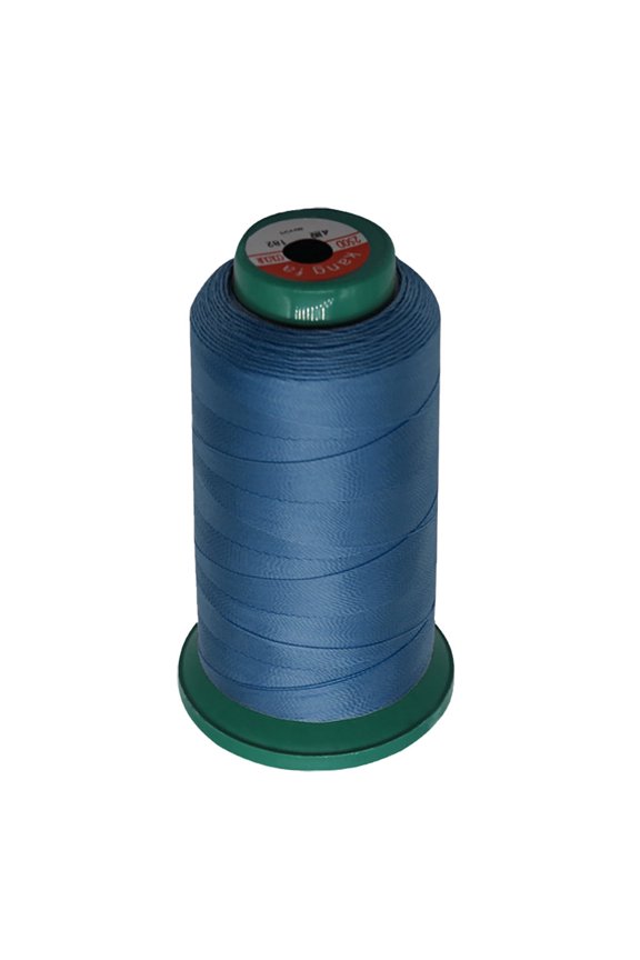 Bonded Nylon Thread White Heavy Duty Sewing Threads - 1190 YDs Size 69 210D T70 Tex 70 Thread for Leather Jeans Weaving Outdoor Marine Upholstery Threads (Blue) 1190Yards