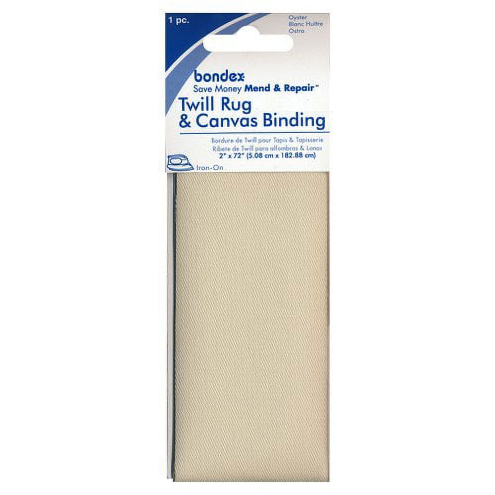 Bondex Iron On Mend & Repair Twill Rug Binding 2" x 72"