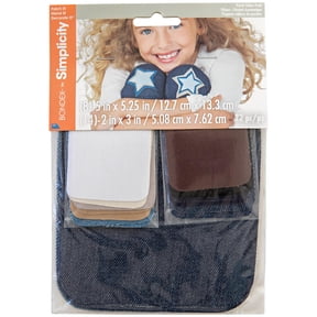 Bondex Multi-Color Value Pack Fabric Iron-On Patches and Other Items, 22 Pieces
