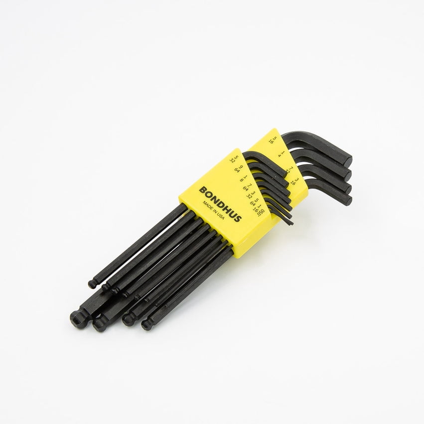 Bondhus #10936 Allen Wrench Set, Ball End, SAE - 0.050
