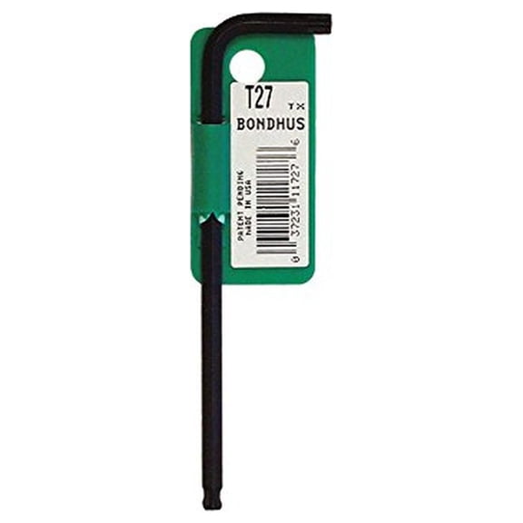 Bondhus 11750  T50 BallStar Tip Star Key L Wrench w/ProGuard Finish, 6.2"
